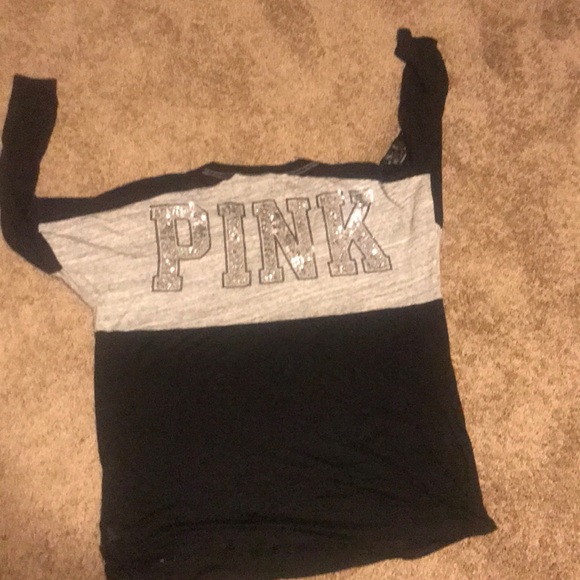 PINK Victoria's Secret Dresses & Skirts - A sparkling VS long sleeve shirt.